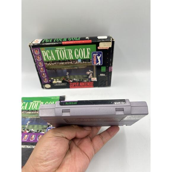 PGA Tour Golf Super Nintendo SNES Complete with Manual VTG Video Game - Picture 3 of 14